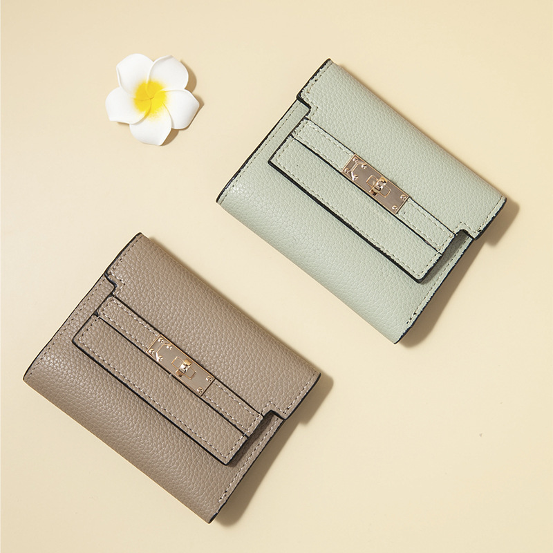 Card Case Minimalist - Large Capacity Women'S Short Card Wallet