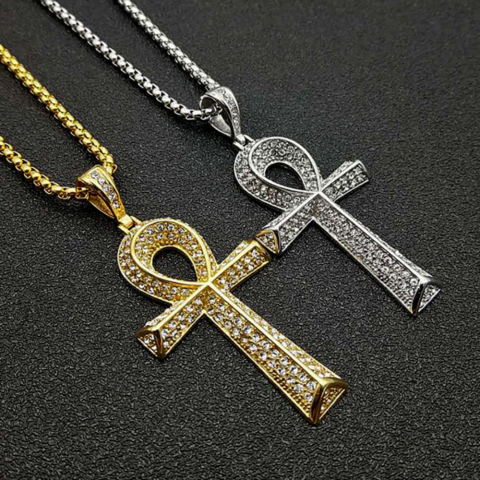 Men Accessories Egypt - Gothic Vintage Stainless Steel Ankh Cross