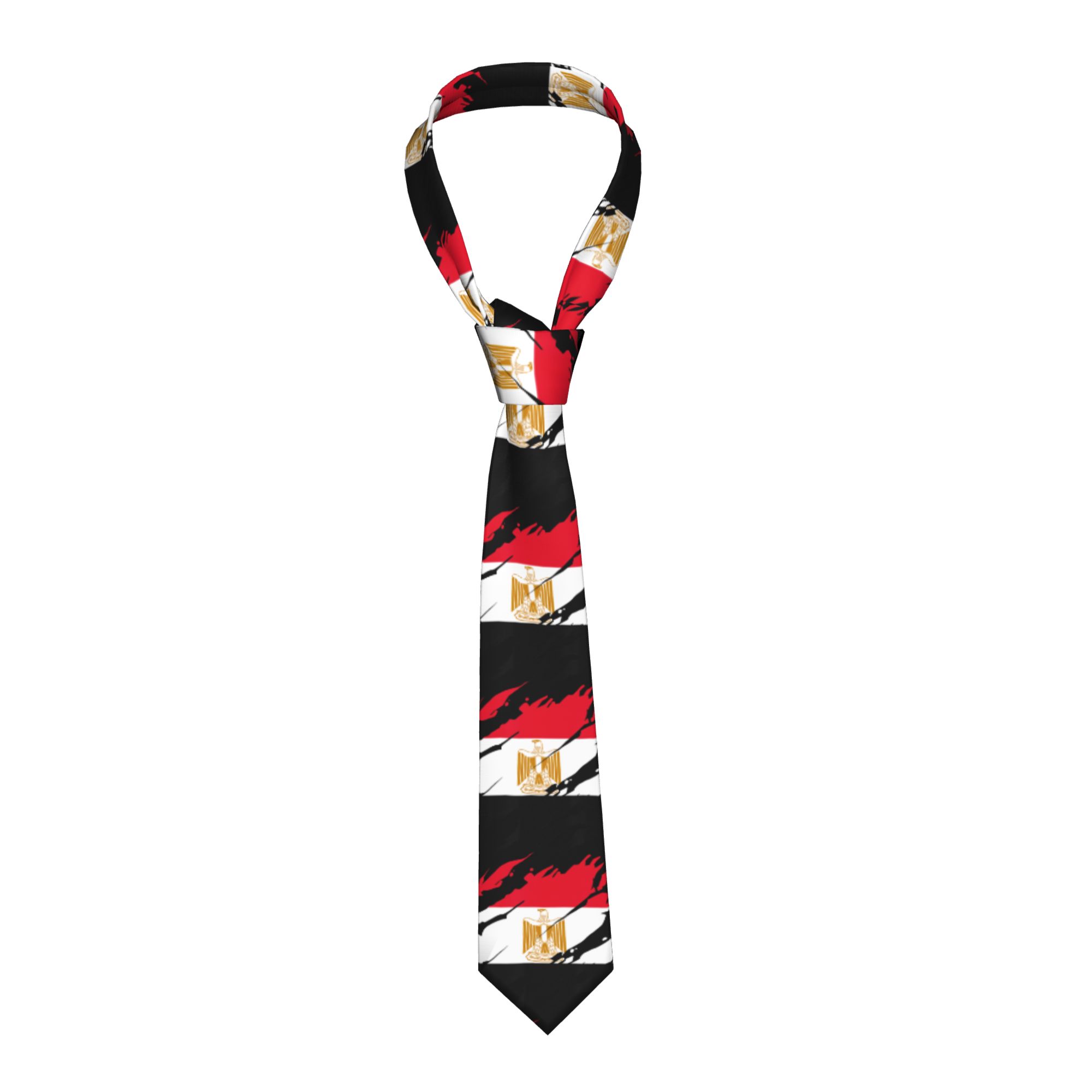 Men Accessories Egypt - Egypt Egyptian Flag Necktie Unisex Silk