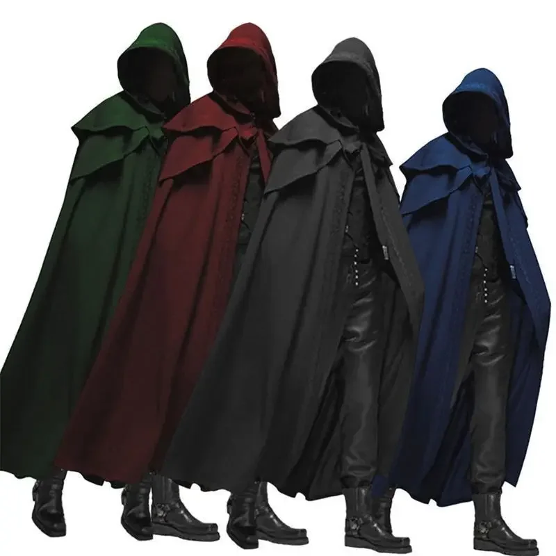 Men'S Accessories Vintage - Men Monk Cosplay Outfit Medieval Vintage