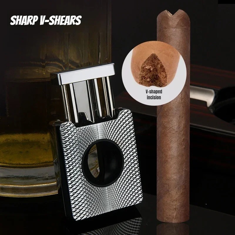 Premium Stainless Steel Cigar  - Cigar Cutter Set recension och pris