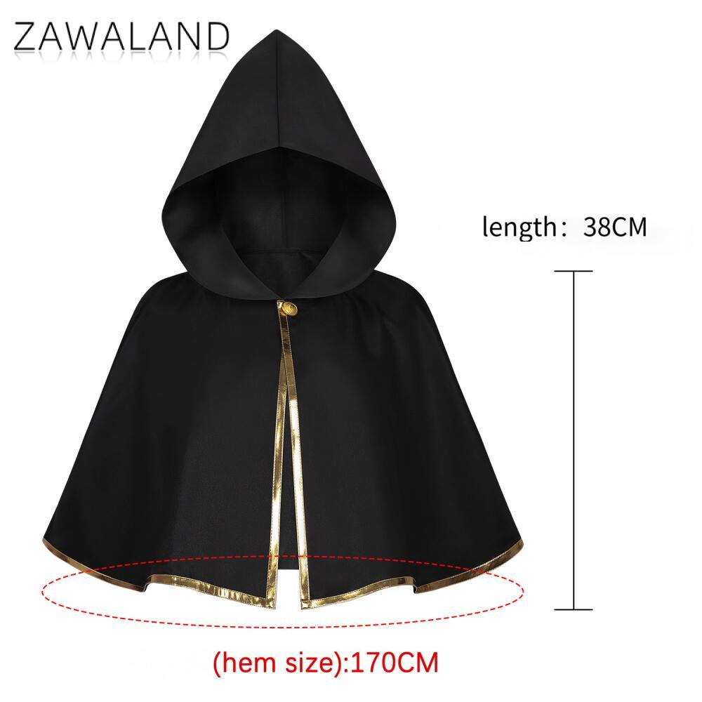 Medieval Hooded Cape Cloak wit - Men'S Accessories Vintage recension och pris