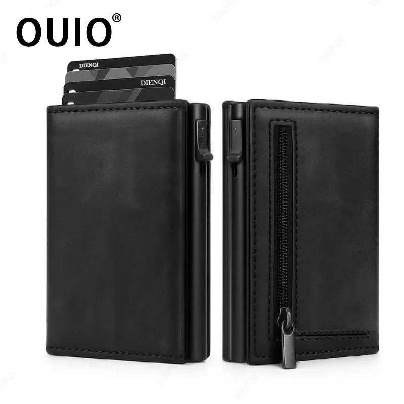 OUIO Rfid Credit Card Holder W - Card Case Minimalist recension och pris