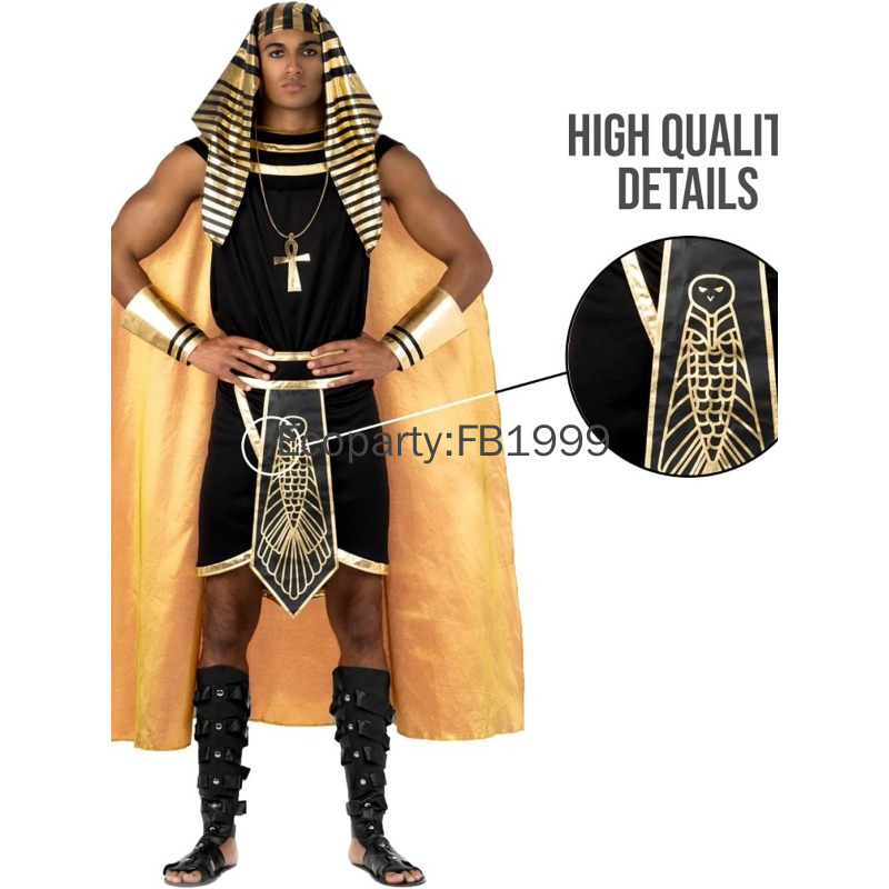 New Men Egyptian Costume King  - Men Accessories Egypt recension och pris