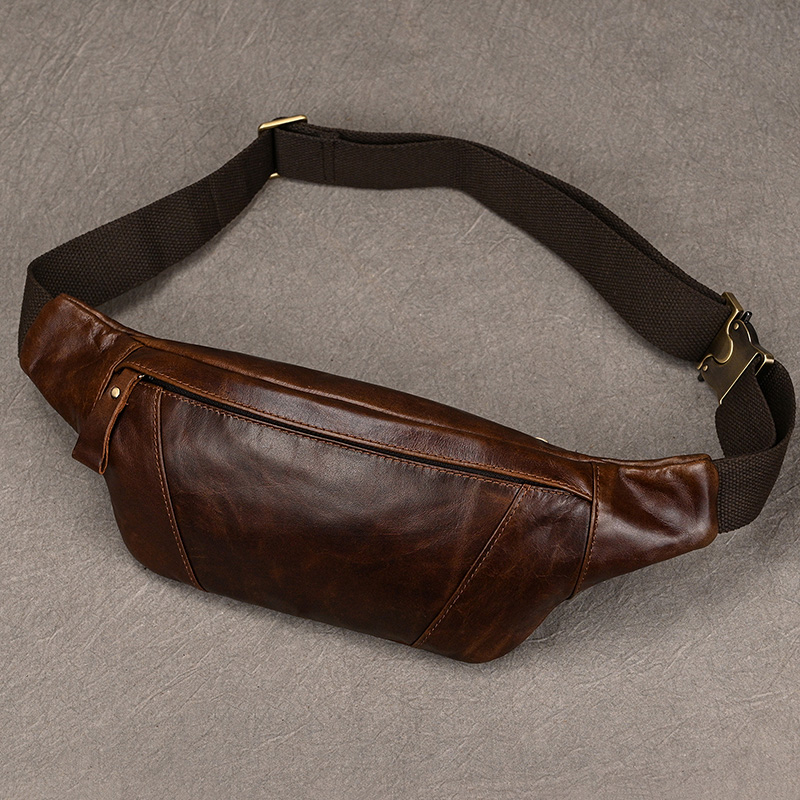 Men's Leather Chest Bags Cross - Men Accessories Pack recension och pris
