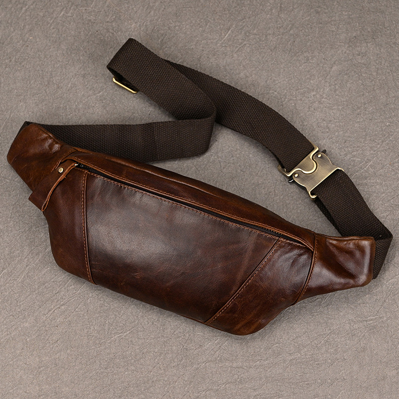 Men's Leather Chest Bags Cross - Men Accessories Pack recension och pris