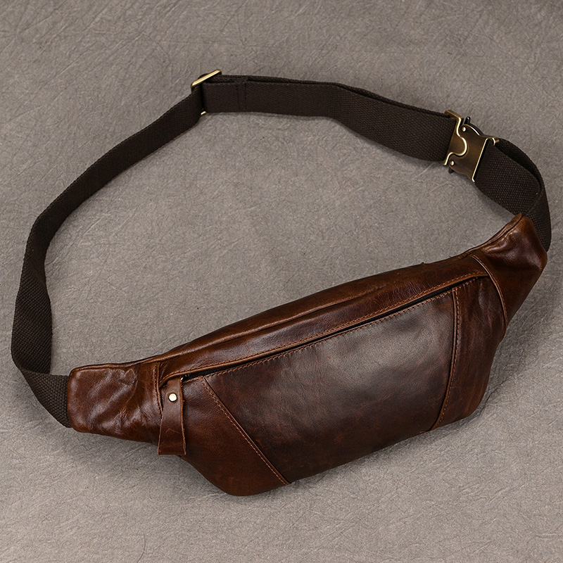 Men's Leather Chest Bags Cross - Men Accessories Pack recension och pris