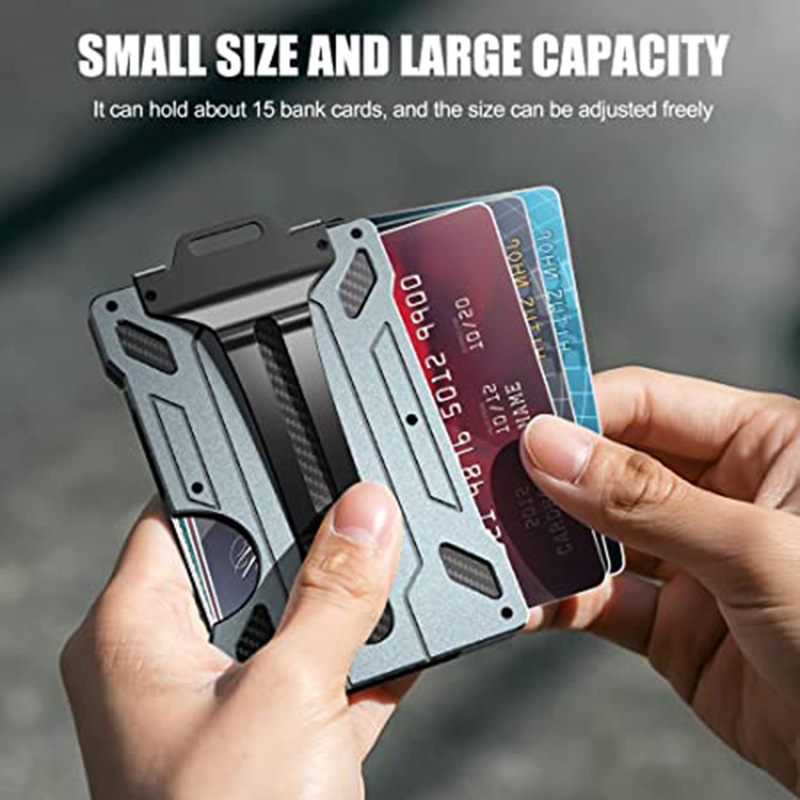 RFID Fashion Card Wallet Credi - Card Case Minimalist recension och pris