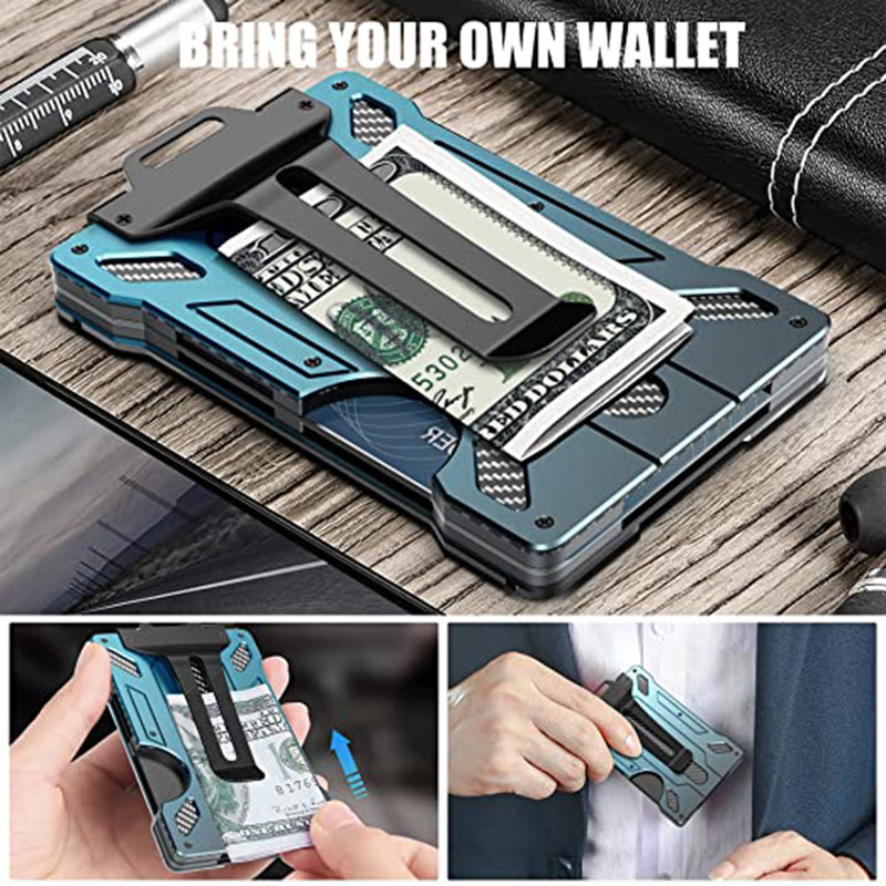 RFID Fashion Card Wallet Credi - Card Case Minimalist recension och pris