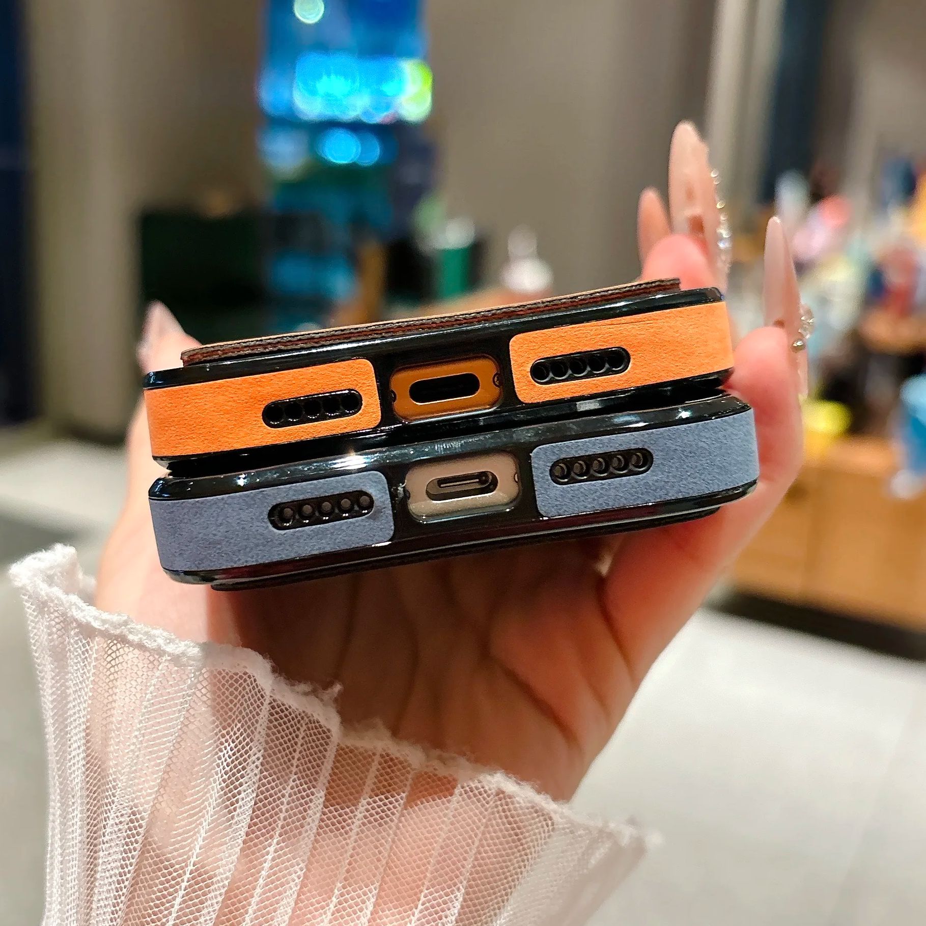 Wallet Card Holder Suede Leath - Phone Wallet Combo recension och pris