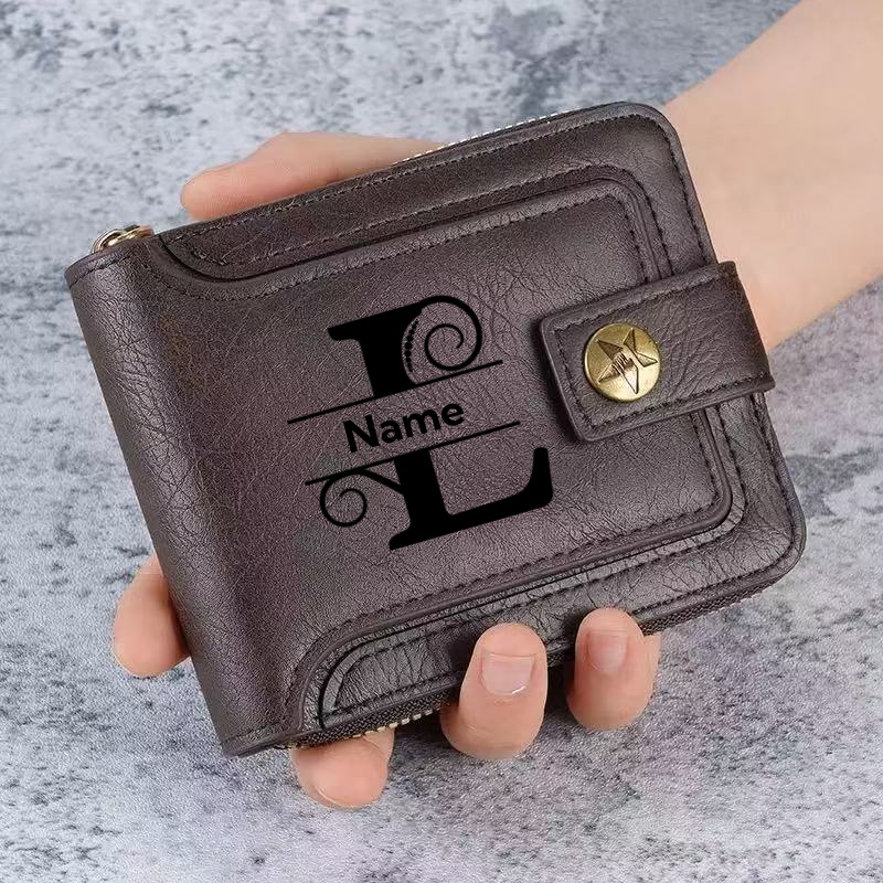 Men's Custom Wallet - Personal - Card Case Minimalist recension och pris