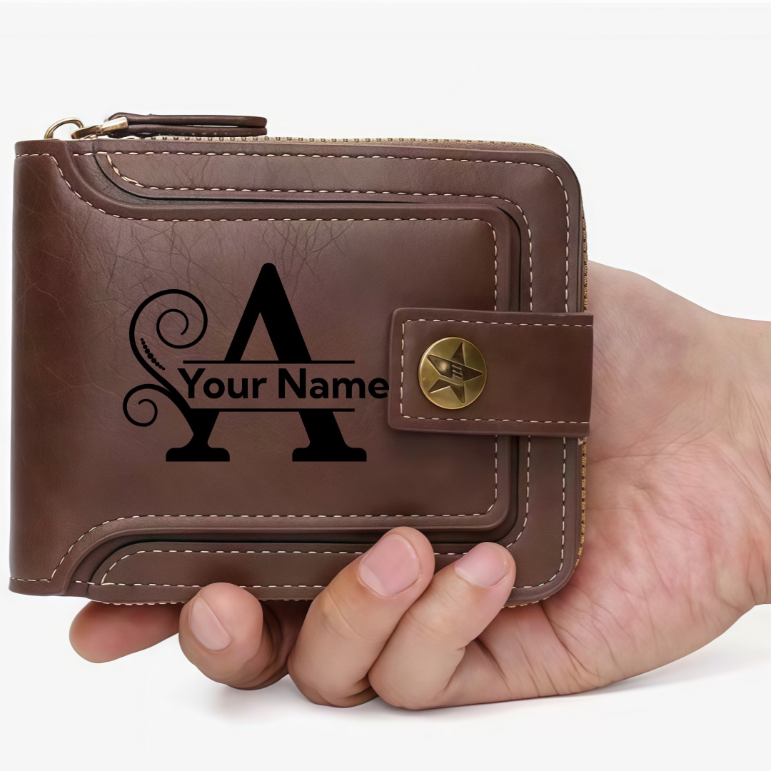 Men's Custom Wallet - Personal - Card Case Minimalist recension och pris