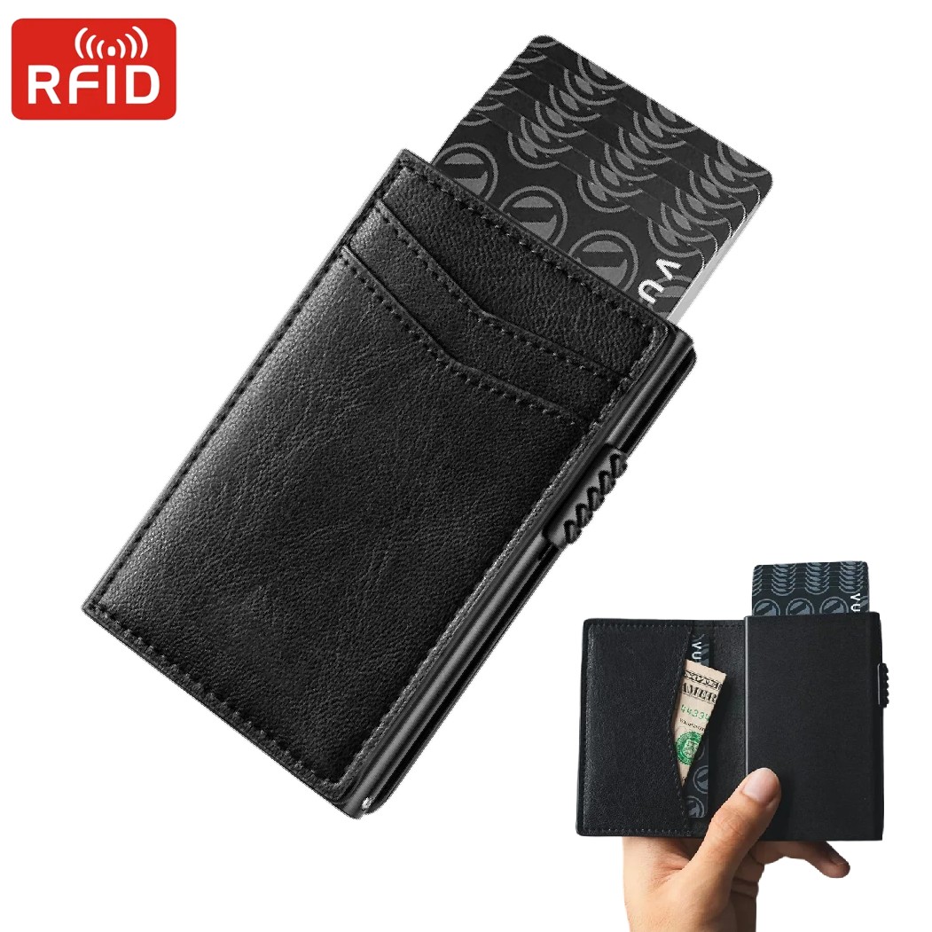 Mens Minimalist Wallet Luxury  - Card Case Minimalist recension och pris