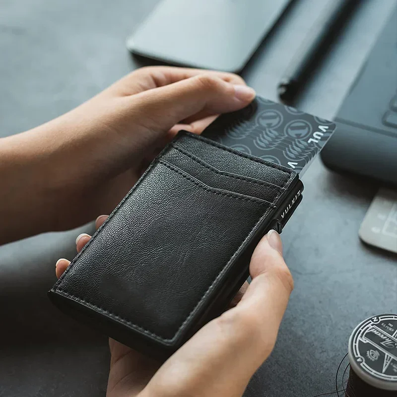 Mens Minimalist Wallet Luxury  - Card Case Minimalist recension och pris