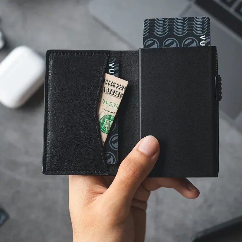Mens Minimalist Wallet Luxury  - Card Case Minimalist recension och pris