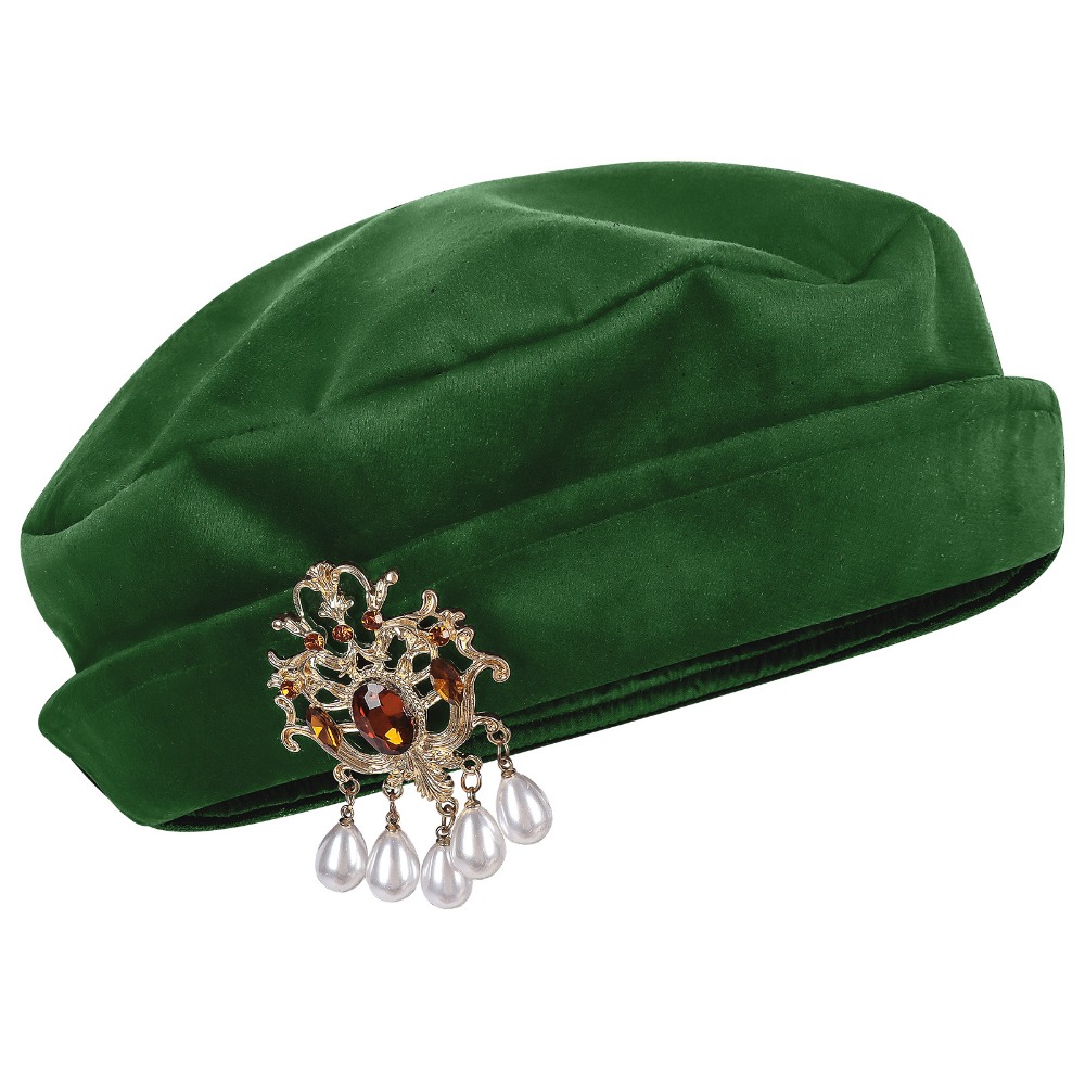 Men Medieval Tudor Beret Hat R - Men'S Accessories Vintage recension och pris