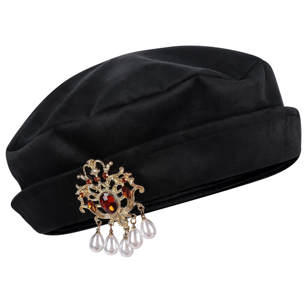 Men Medieval Tudor Beret Hat R - Men'S Accessories Vintage recension och pris