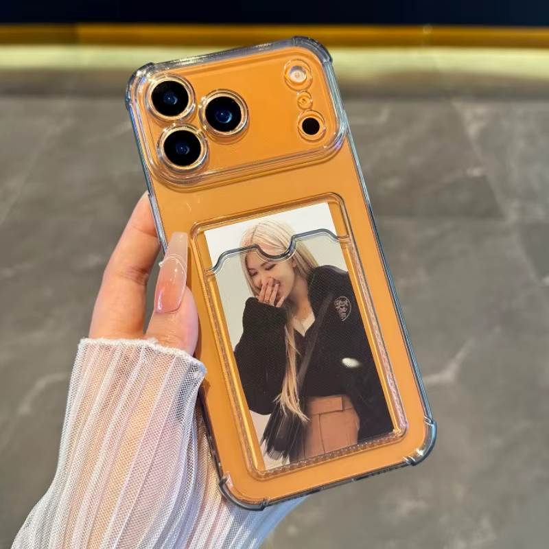 Transparent Card Slot Holder C - Phone Wallet Combo recension och pris