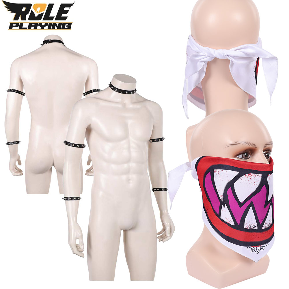 Bowser Jr Cosplay Scarf Mask B - Men Accessories Pack recension och pris