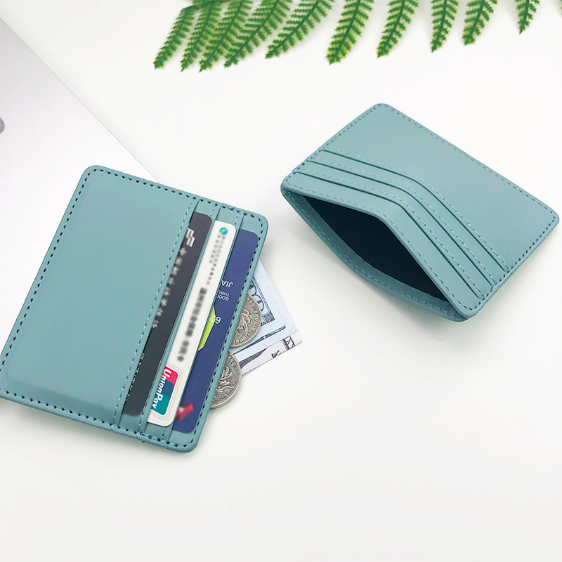 PU Leather ID Card Case - Slim - Card Case Minimalist recension och pris