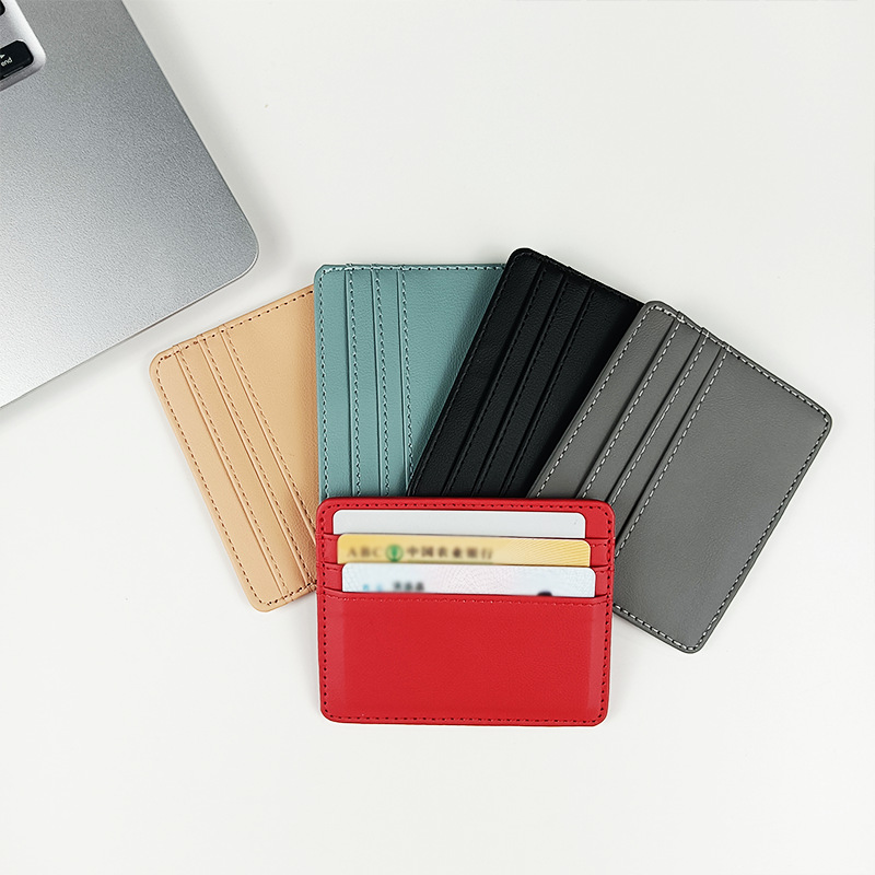 PU Leather ID Card Case - Slim - Card Case Minimalist recension och pris