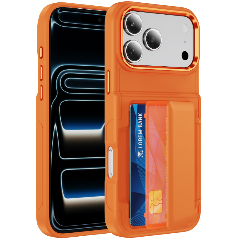 New Solid Color Frosted PC Wal - Phone Wallet Combo recension och pris