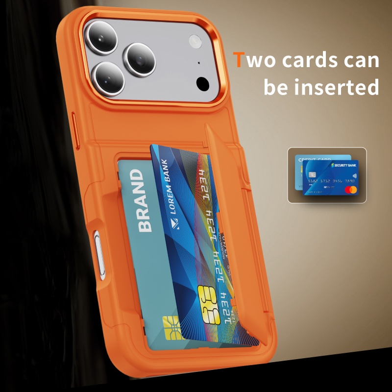 New Solid Color Frosted PC Wal - Phone Wallet Combo recension och pris