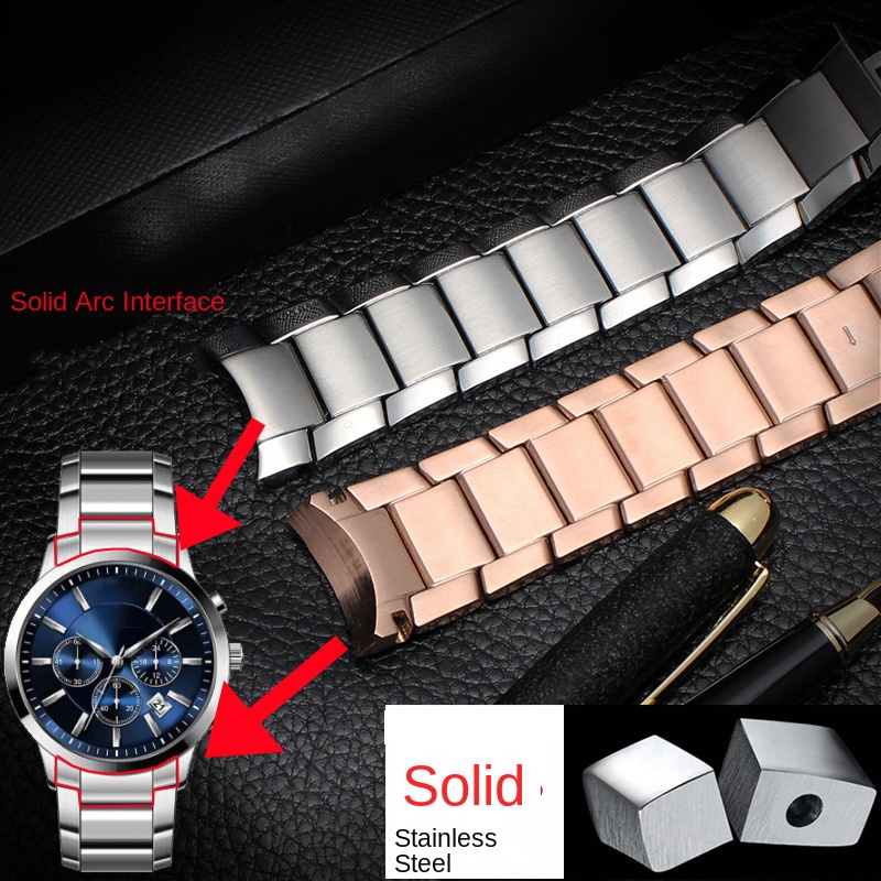 22mm Bracelet For Armani AR244 - Men'S Accessories Armani recension och pris