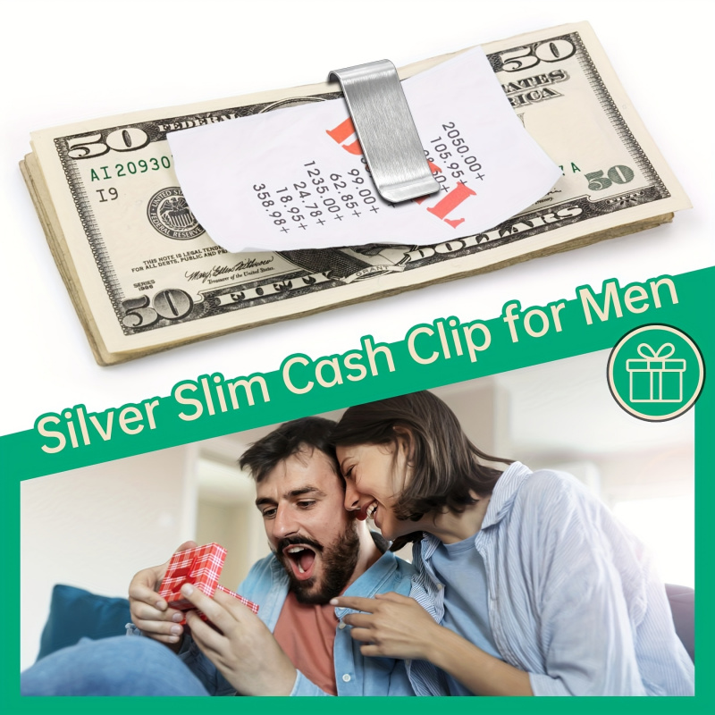 20PCS Stainless Steel Silver S - Card Case Minimalist recension och pris