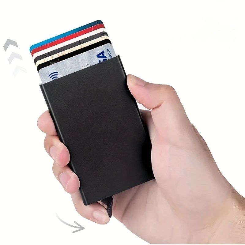 Smart Wallet Card Holder Metal - Card Case Minimalist recension och pris