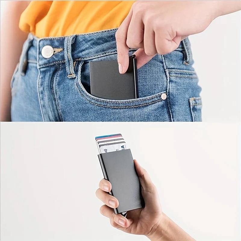 Smart Wallet Card Holder Metal - Card Case Minimalist recension och pris