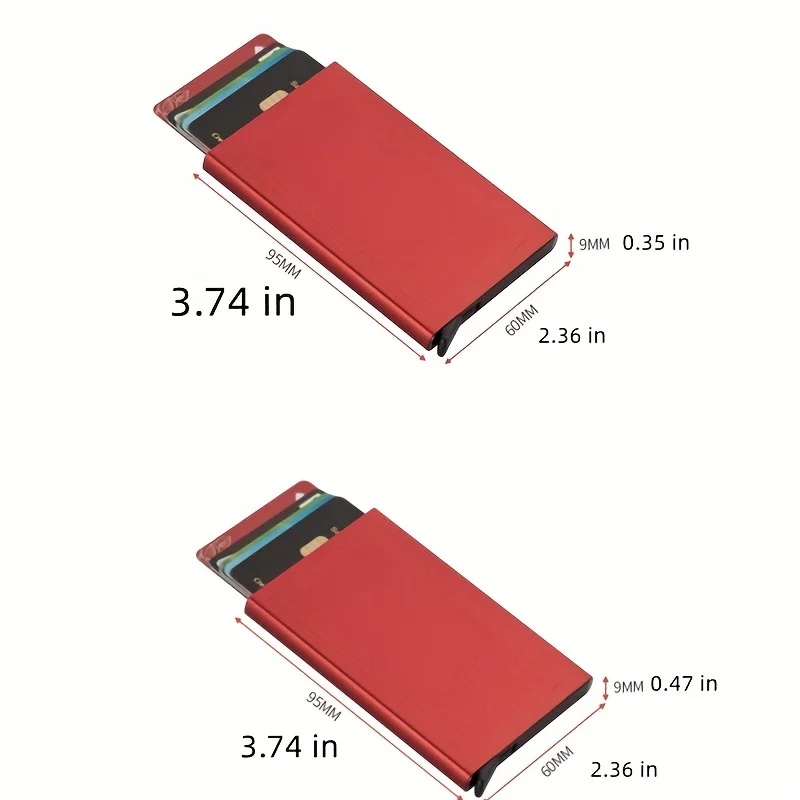 Smart Wallet Card Holder Metal - Card Case Minimalist recension och pris
