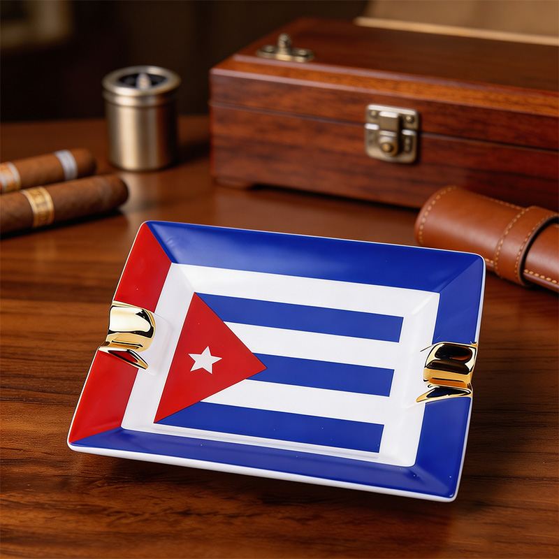Cigar Set with Cuban Flag, Sta - Cigar Cutter Set recension och pris