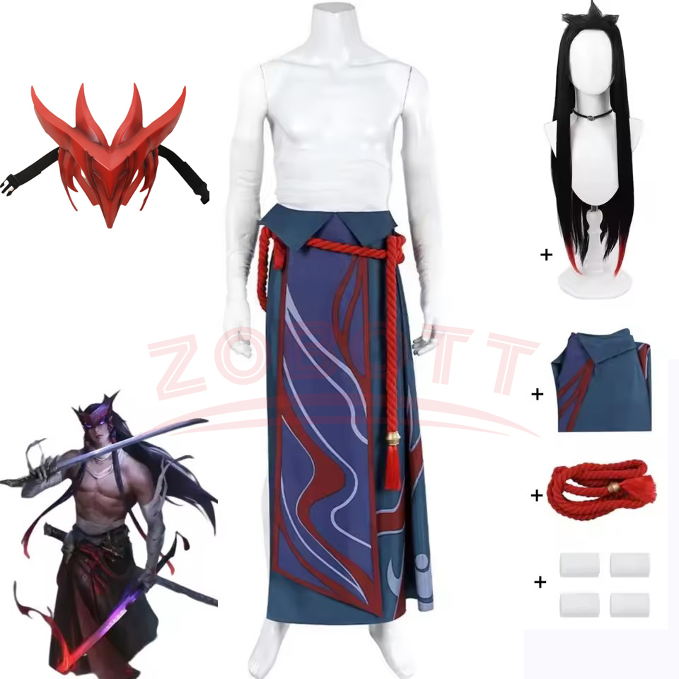 Game LOL Unforgotten Yone Cosp - Men Accessories Pack recension och pris