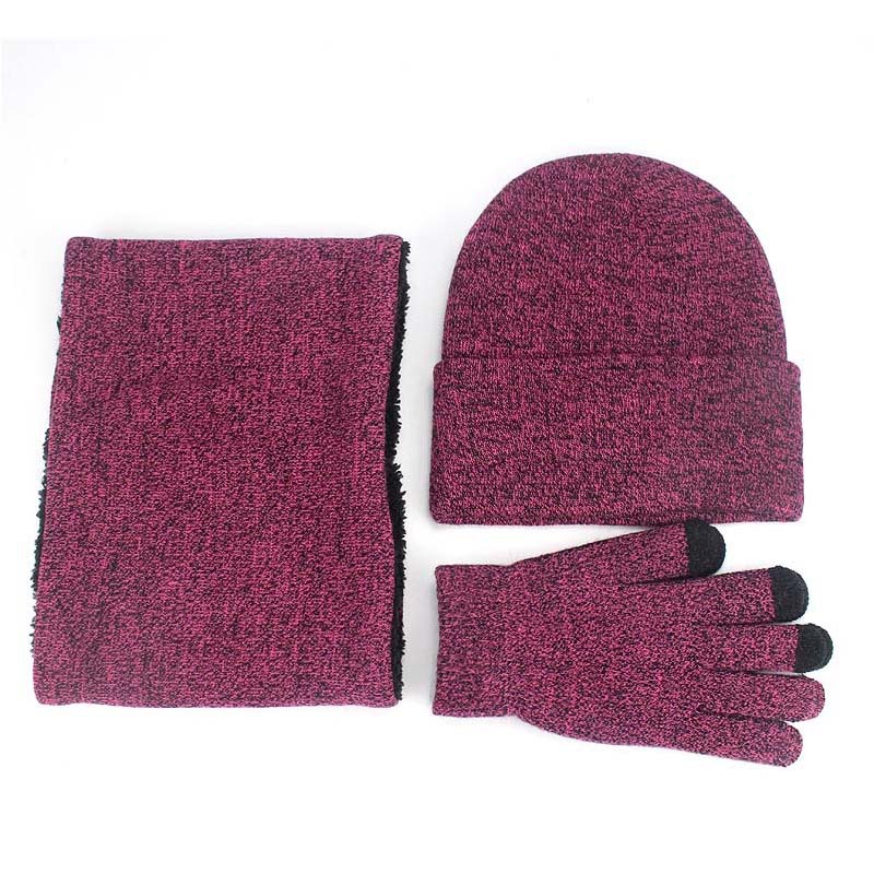 Winter Hat Scarf Gloves Set, P - Men Accessories Tips recension och pris