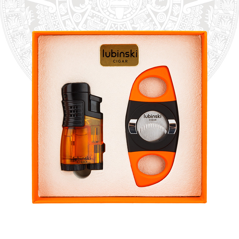 New Arrival 2 Cigar Set Portab - Cigar Cutter Set recension och pris