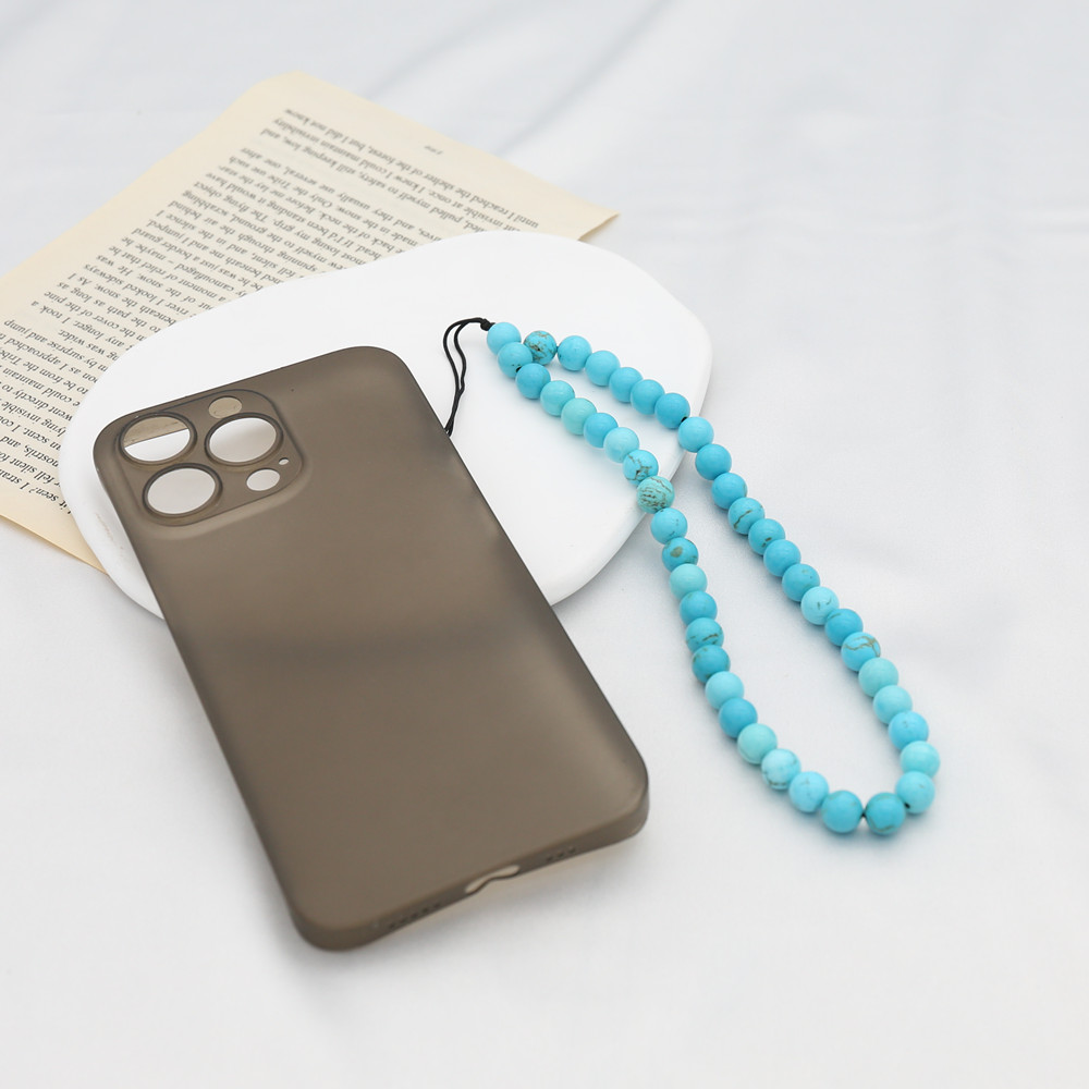 8MM Blue Turquoise Beaded Mobi - Men'S Accessories Vintage recension och pris
