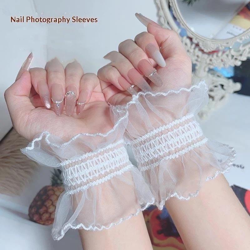 1/2Pcs Lace White Mesh Tulle P - Men Accessories Tips recension och pris