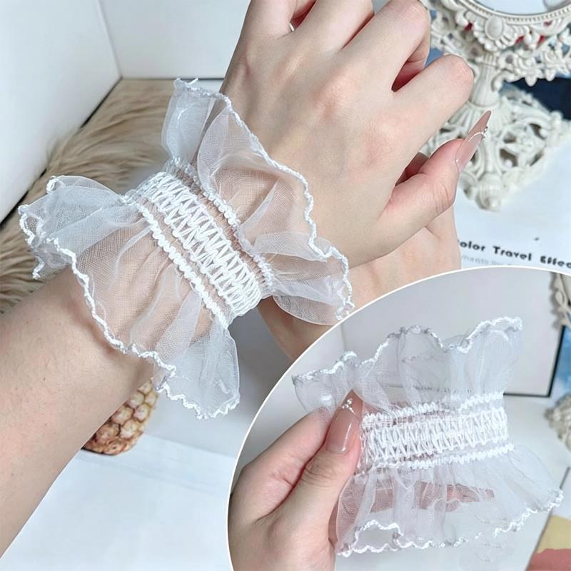 1/2Pcs Lace White Mesh Tulle P - Men Accessories Tips recension och pris