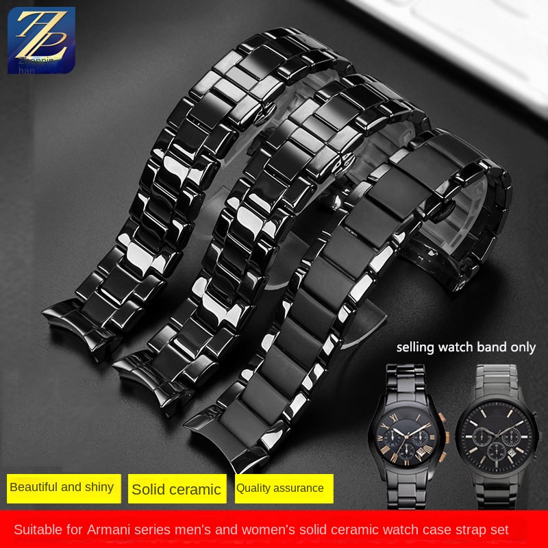22mm/24mm Ceramic strap for Ar - Men'S Accessories Armani recension och pris