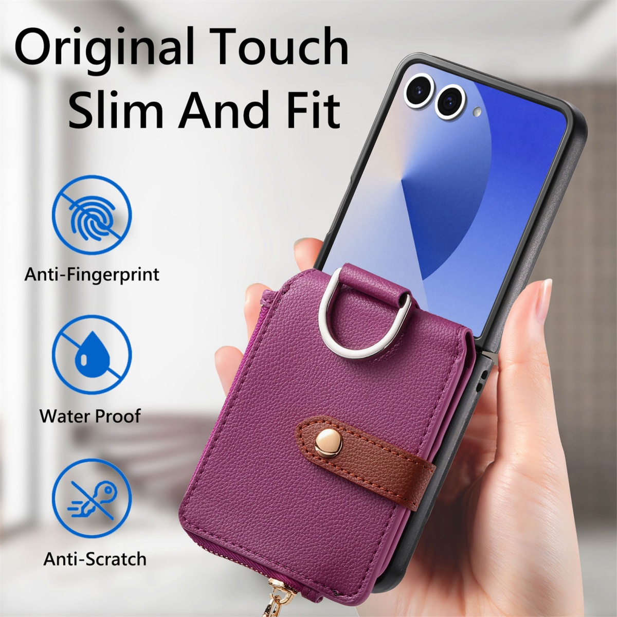 Luxury Card Holder Phone Case  - Phone Wallet Combo recension och pris