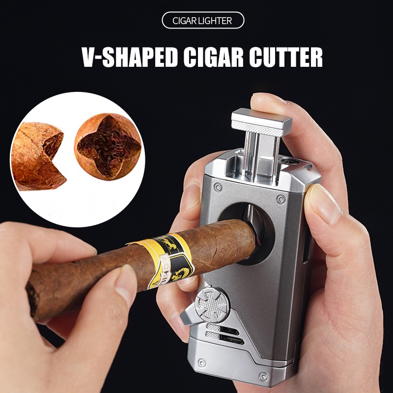 Multi-Function Cigar Lighter S - Cigar Cutter Set recension och pris