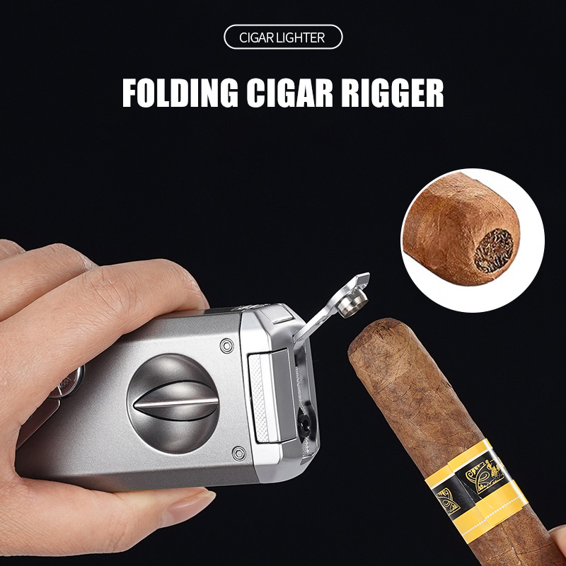 Multi-Function Cigar Lighter S - Cigar Cutter Set recension och pris