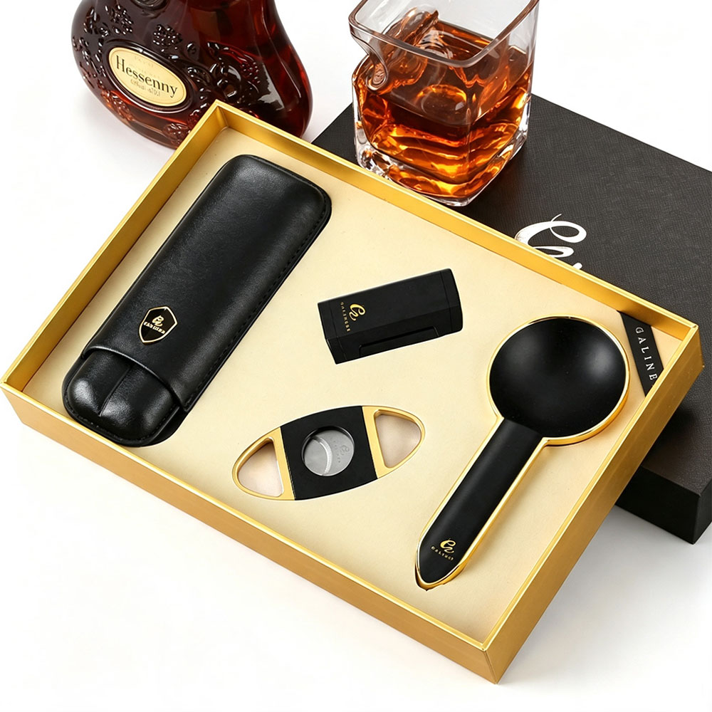 GALINER Metal Cigar Smoking Se - Cigar Cutter Set recension och pris