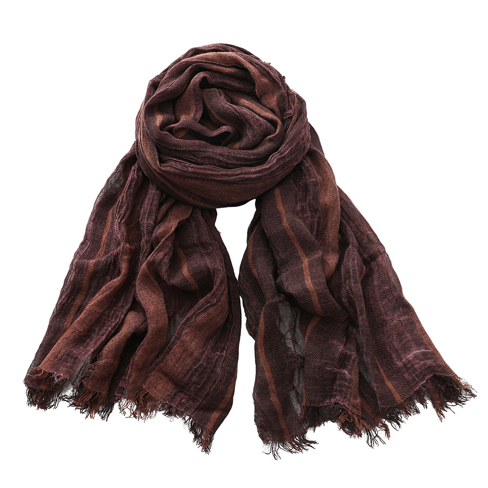 Vintage Patchwork Striped Scar - Men'S Accessories Vintage recension och pris