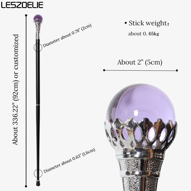 Lavender Glass Crystal Ball Wa - Men Accessories Tips recension och pris