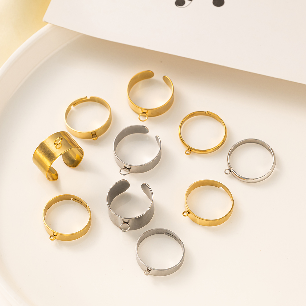 5pcs/Lot Stainless Steel Gold  - Men Accessories Collection recension och pris