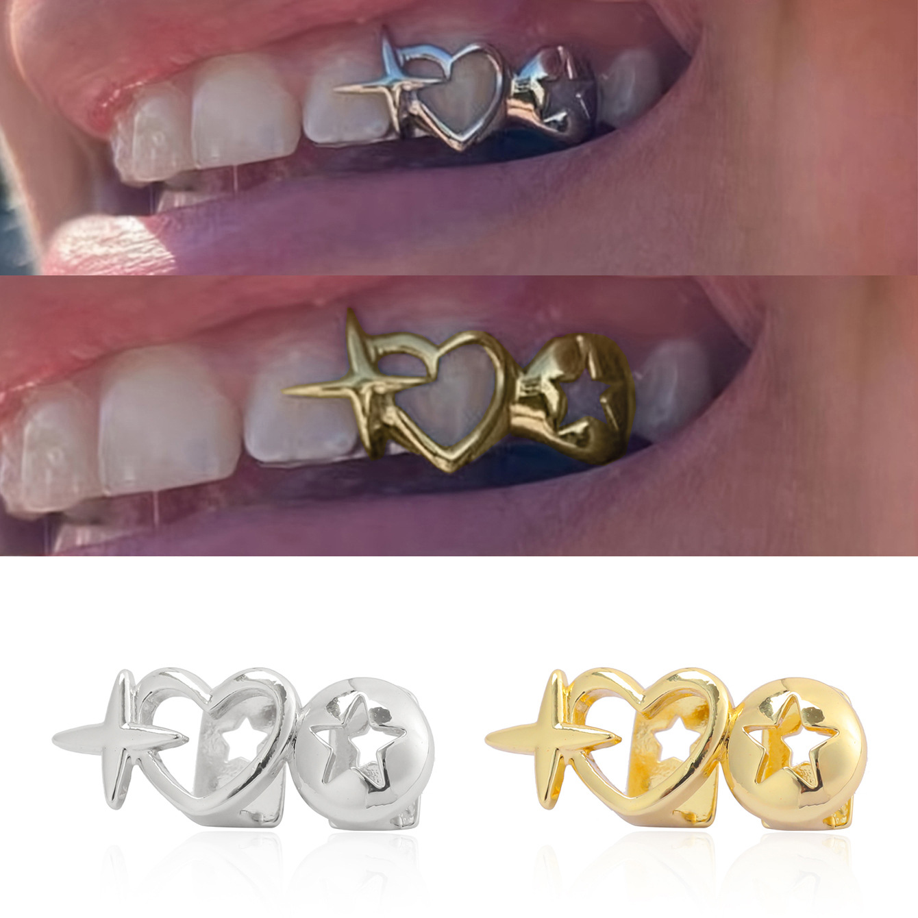 Punk Hip Hop Hollow Heart Teet - Men'S Accessories Vintage recension och pris
