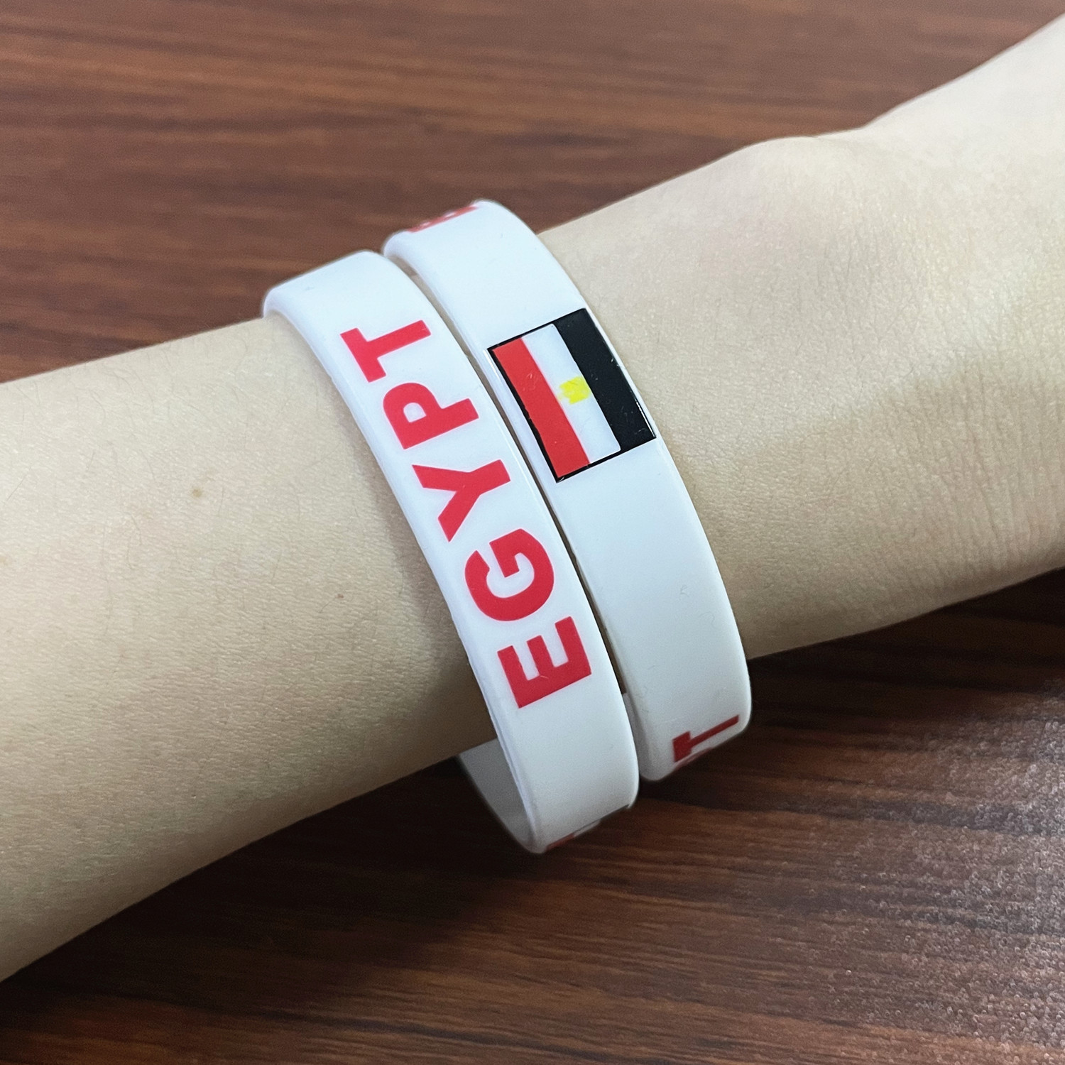2pcs Egypt Flag Silicone Brace - Men Accessories Egypt recension och pris