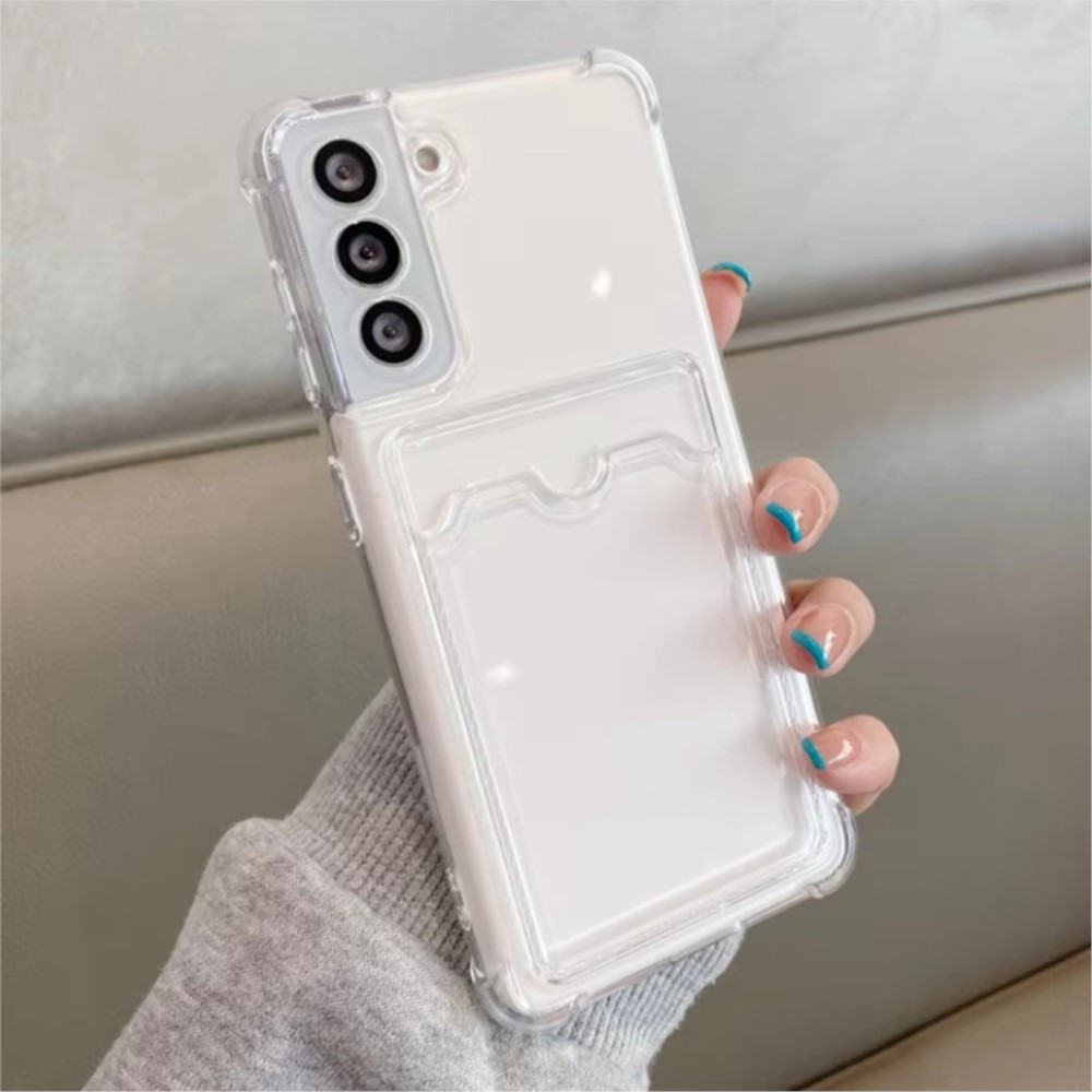 Clear Silicone Card Slot Holde - Phone Wallet Combo recension och pris